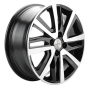 Легковой диск Khomen Wheels KHW1609 6x16 4x100 ET41 60,1 Black-FP